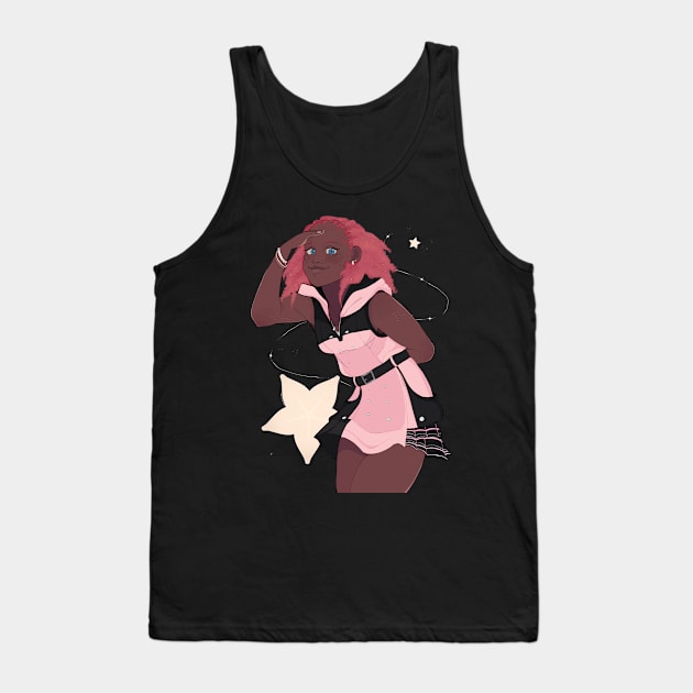 Blacktober Kairi Tank Top by Naniidraws